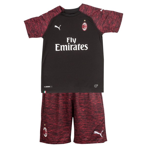 Camiseta Milan 3ª Niños 2018/19 Negro